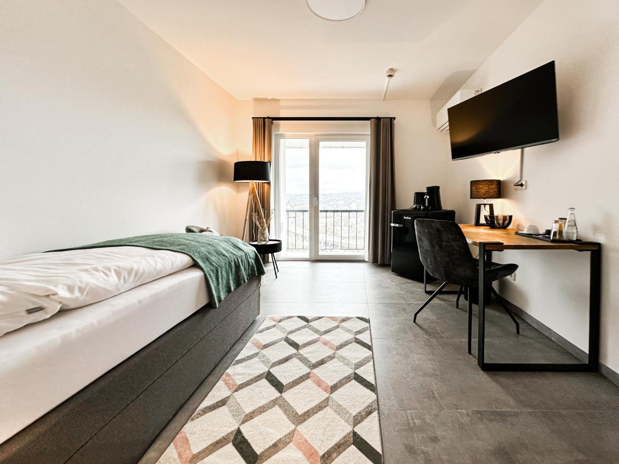 Si-View Einzelzimmer Mit Balkon Zimmer 4 - Hotel Siegen Bagian luar foto